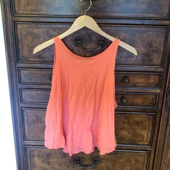 WILD Fox light orange tank top with cute saying - Picture 5 of 8